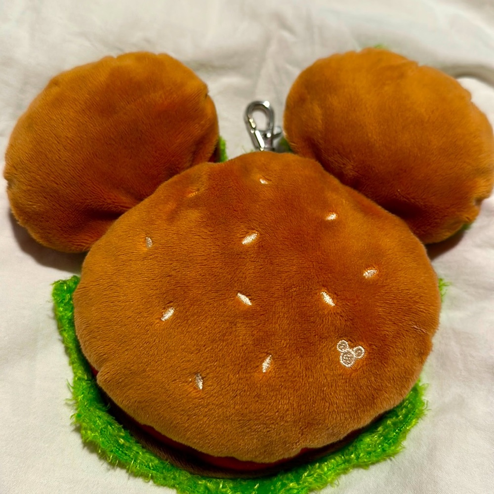 Mickey Mouse Cheeseburger Clip On Purse from Tokyo Disneyland